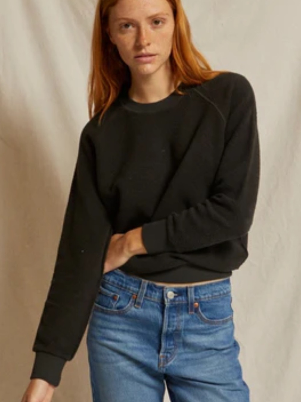 Ziggy Reverse Fleece Crew Neck Sweatshirt